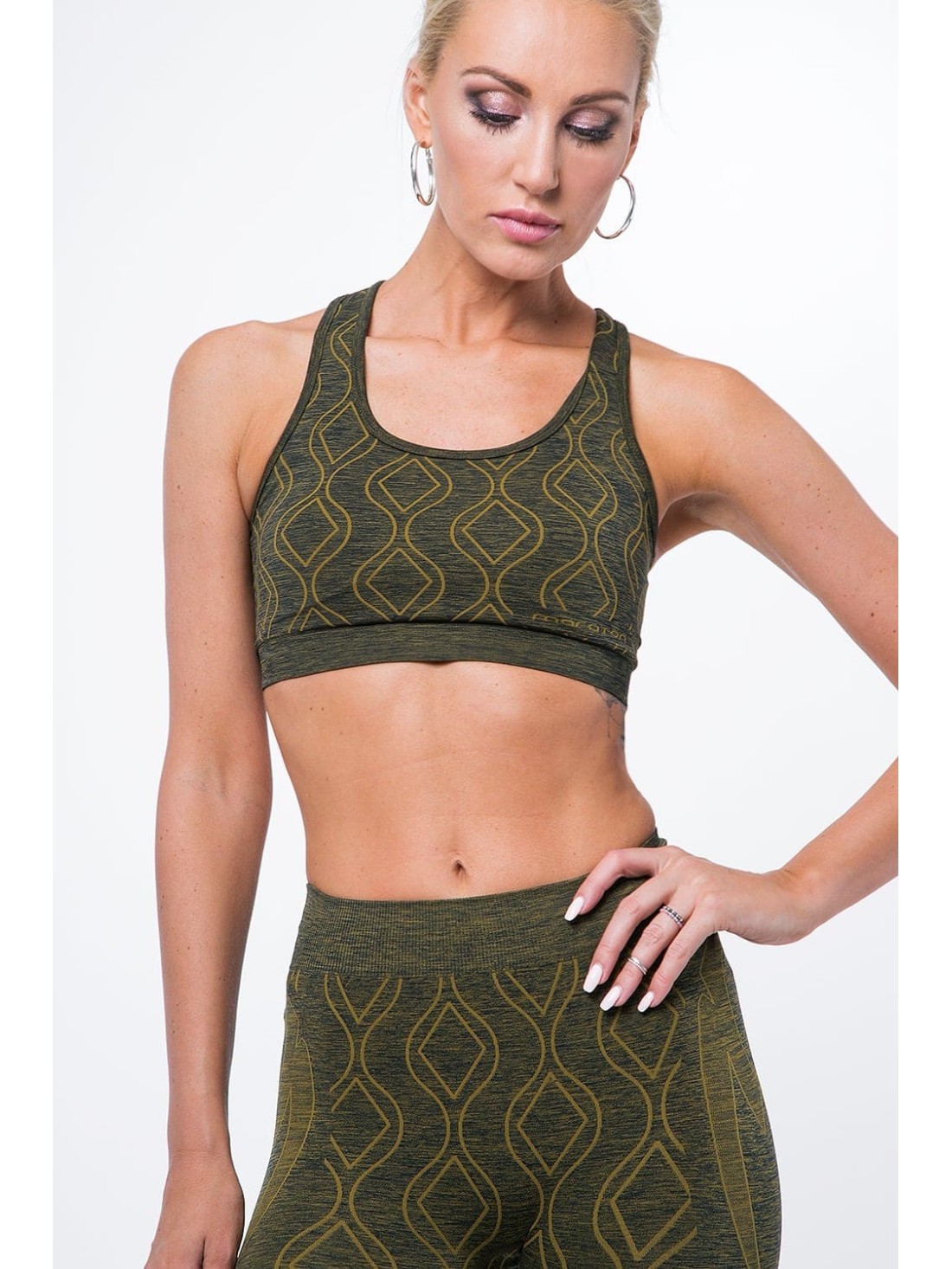 Khaki sportinis rinkinys MR81228 - Internetinė parduotuvė - Boutique